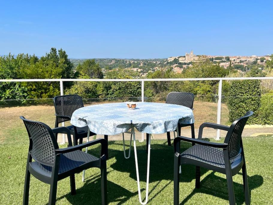 9 Ecluses Canal Du Midi-Maison T3 Belle Vue Avec Piscine Beziers Ngoại thất bức ảnh