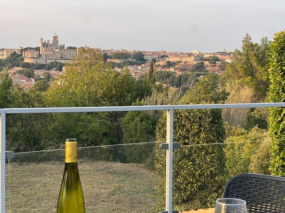 9 Ecluses Canal Du Midi-Maison T3 Belle Vue Avec Piscine Beziers Ngoại thất bức ảnh